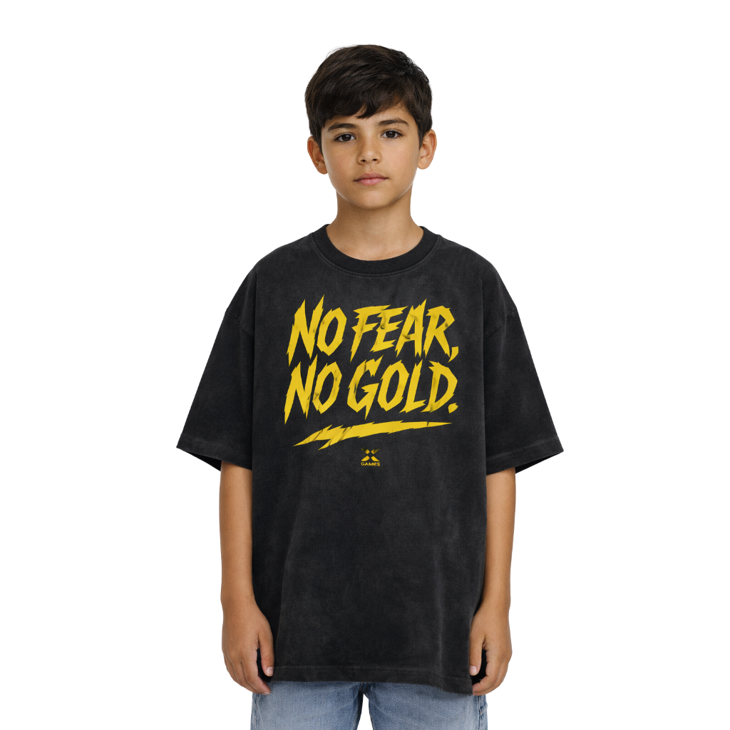 No Fear, No Gold - Youth Short Sleeve Tee